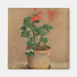 Imán Geranios en un pote, c.1905 (aceite en lona)