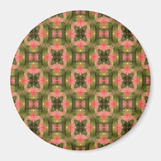 Imán Geranium Delights. (Frente)