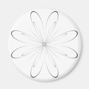 Imán Gerbera arabesque