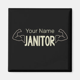 Imán Gerente De Instalaciones De Diseño De Janitor O Cu