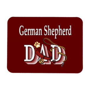 Imán German Shepherd Dad