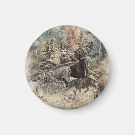 Imán German Wirehaired Pointer