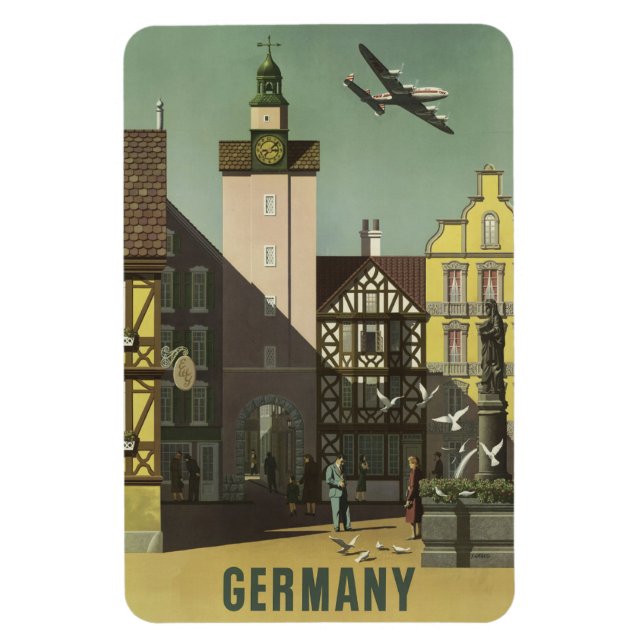 Imán GERMANIA Vintage Travel Magnet (Vertical)