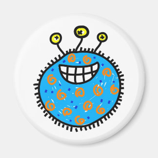 Imán Germen Personalizado azul