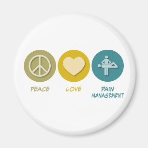 Imán Gestión del dolor del amor de la paz