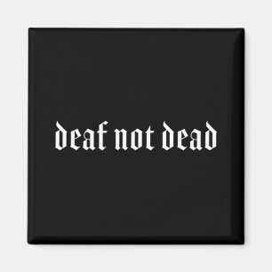 Imán Gesto Gótico Sordo Sordo Awa Gesture Deaf Hearing 