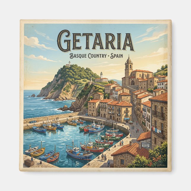 Imán Getaria España (Frente)