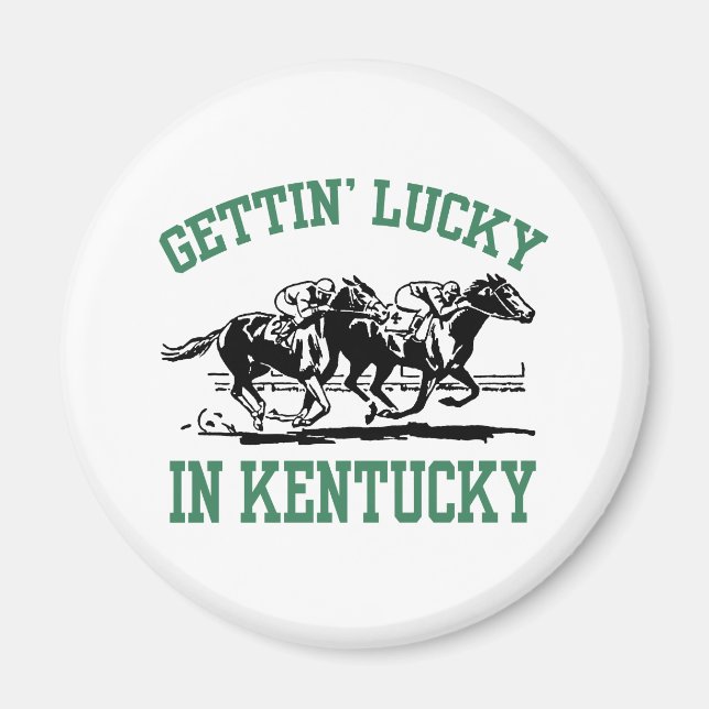 Imán Gettin' Lucky en Kentucky (Frente)
