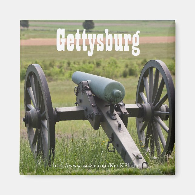 Imán Gettysburg Cannon Magnet (Frente)