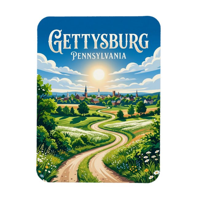 Imán Gettysburg EE. UU. (Vertical)