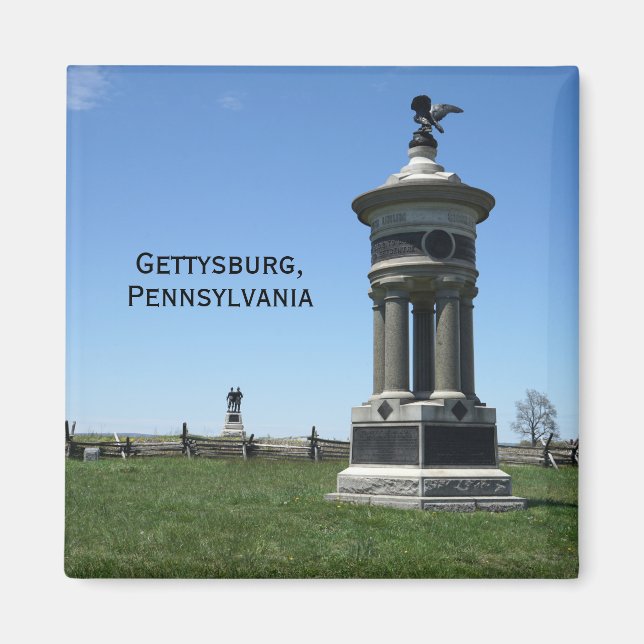 Imán Gettysburg, Pennsylvania (Frente)