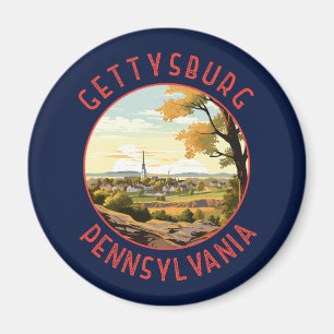 Imán Gettysburg Pennsylvania Círculo alterado