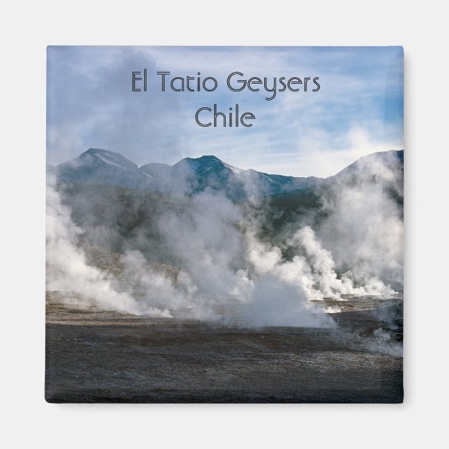 Imán Geysers de El Tatio cerca de San Pedro de Atacama  (Frente)