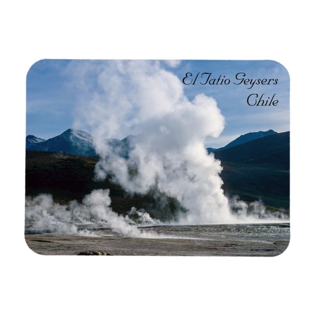 Imán Geysers de El Tatio cerca de San Pedro de Atacama, (Horizontal)