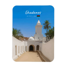 Imán Ghadames, Libia - Mezquita Blanca Redondeada