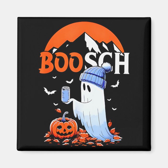 Imán Ghost Boosch Beer Halloween  (Frente)