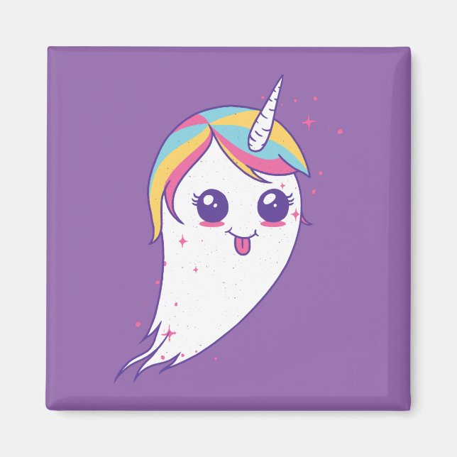 Imán Ghost de unicornio (Frente)
