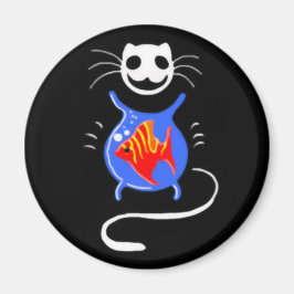 Imán Ghost Kitty Cat Magnet