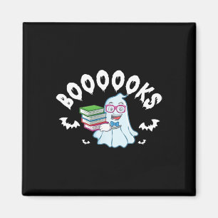 Imán Ghost Reading Libros De Lecturas De Halloween Disf