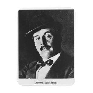 Imán Giacomo Puccini (1858-1924) 1924 (photolitho) (b/w