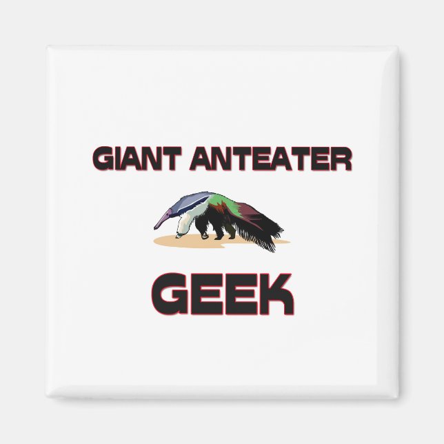 Imán Giant Anteater Geek (Frente)