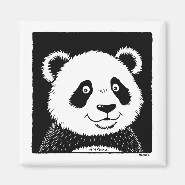 Imán Giant Panda Bear (Frente)