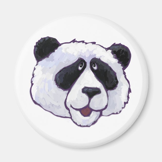 Imán Giant Panda Bear Head (Frente)