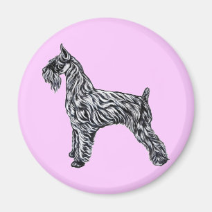 Imán Giant Schnauzer