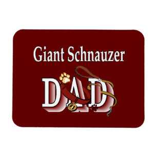 Imán Giant Schnauzer Dad