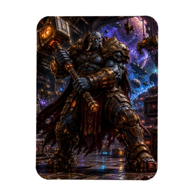 Imán Giant Space Pirate — Hammer Warrior (Vertical)