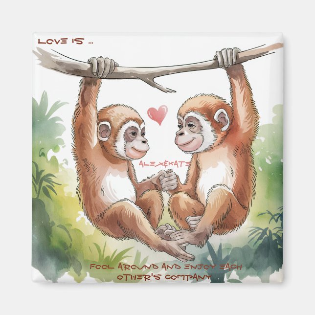 Imán Gibbon Valentines (Frente)