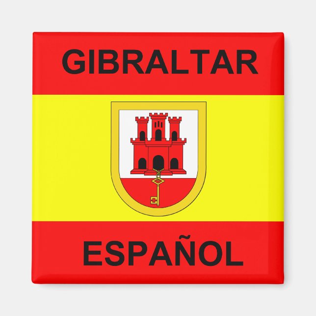 Imán Gibraltar Espanol (Frente)
