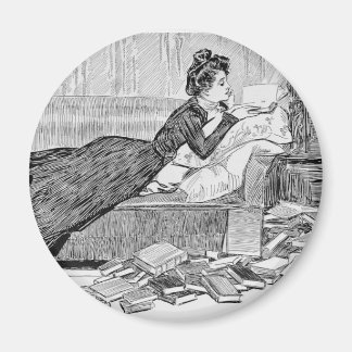 Imán Gibson Chica leyendo un libro