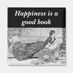 Imán Gibson Chica leyendo un libro