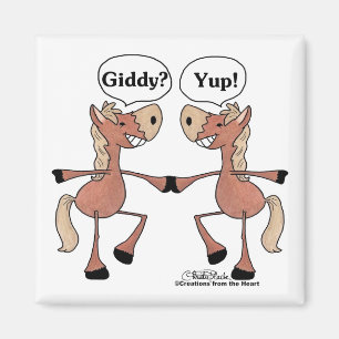 Imán Giddy Up Horses