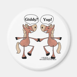 Imán Giddy Up Horses