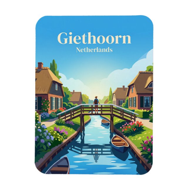 Imán Giethoorn Países Bajos (Vertical)
