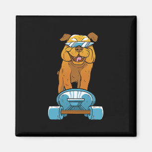 Imán Gif de cachorro de Bulldog francés divertido en mo