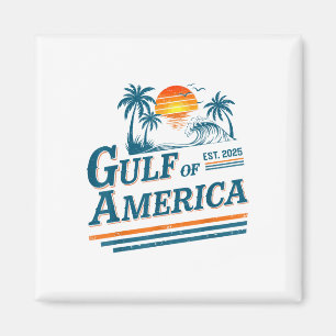 Imán Gif Estadounidense 2025 Del Golfo De Vintage Retro