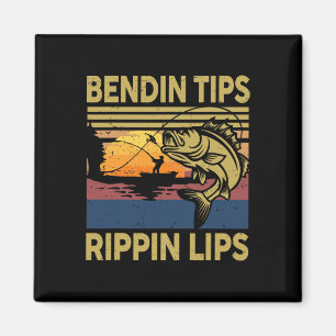 Imán Gift Men Bendin Tips Rippin Lips Pescador B D