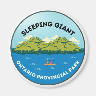 Imán Gigante durmiente del parque provincial de Ontario