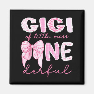 Imán Gigi de Little Miss Onederful niña de primer cumpl