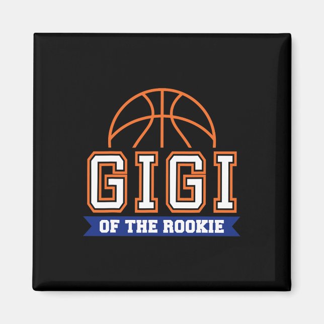 Imán Gigi De Rookie Primer Cumpleaños Partida Temática  (Frente)