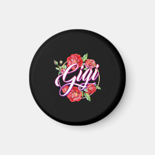 Imán Gigi floral Mujeres Gigi Abuela Día de las Madres