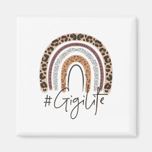 Imán Gigi Life Abuela Cheetah Leopardo Mujeres Navidade