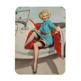 Imán Gil Elvgren - Vintage de arte chica ♡ Magnet