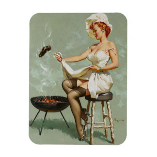 Imán Gil Elvgren - Vintage de arte chica ♡ Magnet