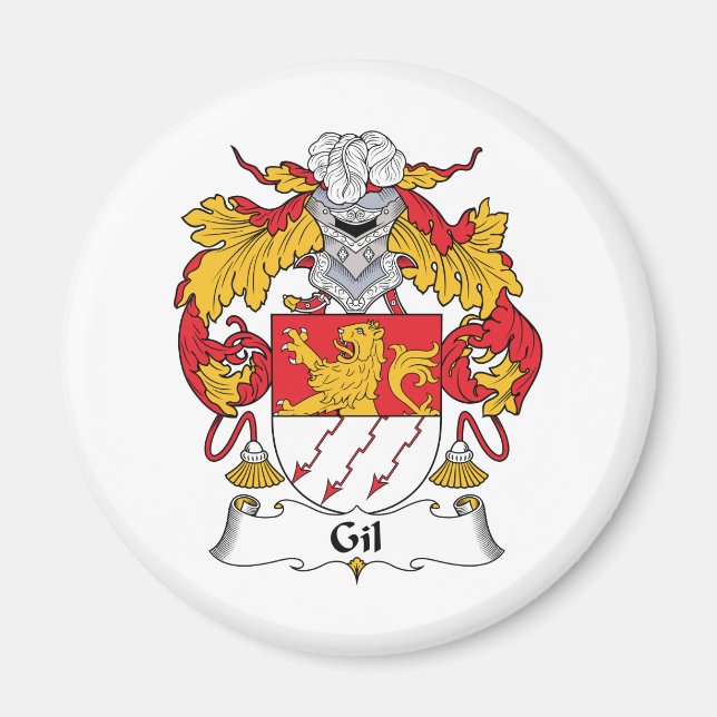 Imán Gil Family Crest (Frente)