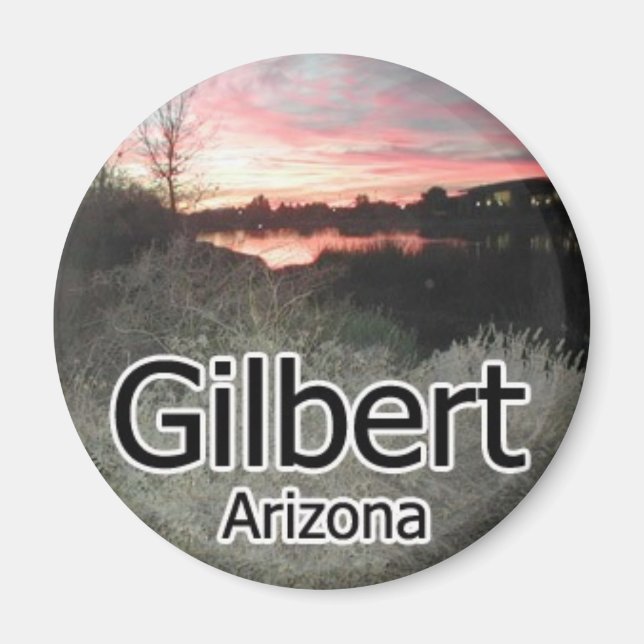 Imán Gilbert Arizona Sunset Magnet (Frente)
