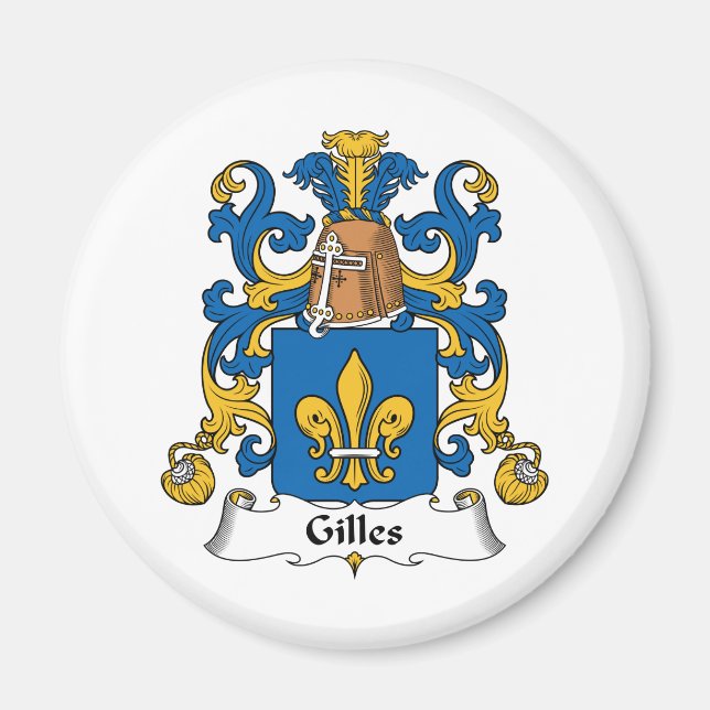 Imán Gilles Family Crest (Frente)